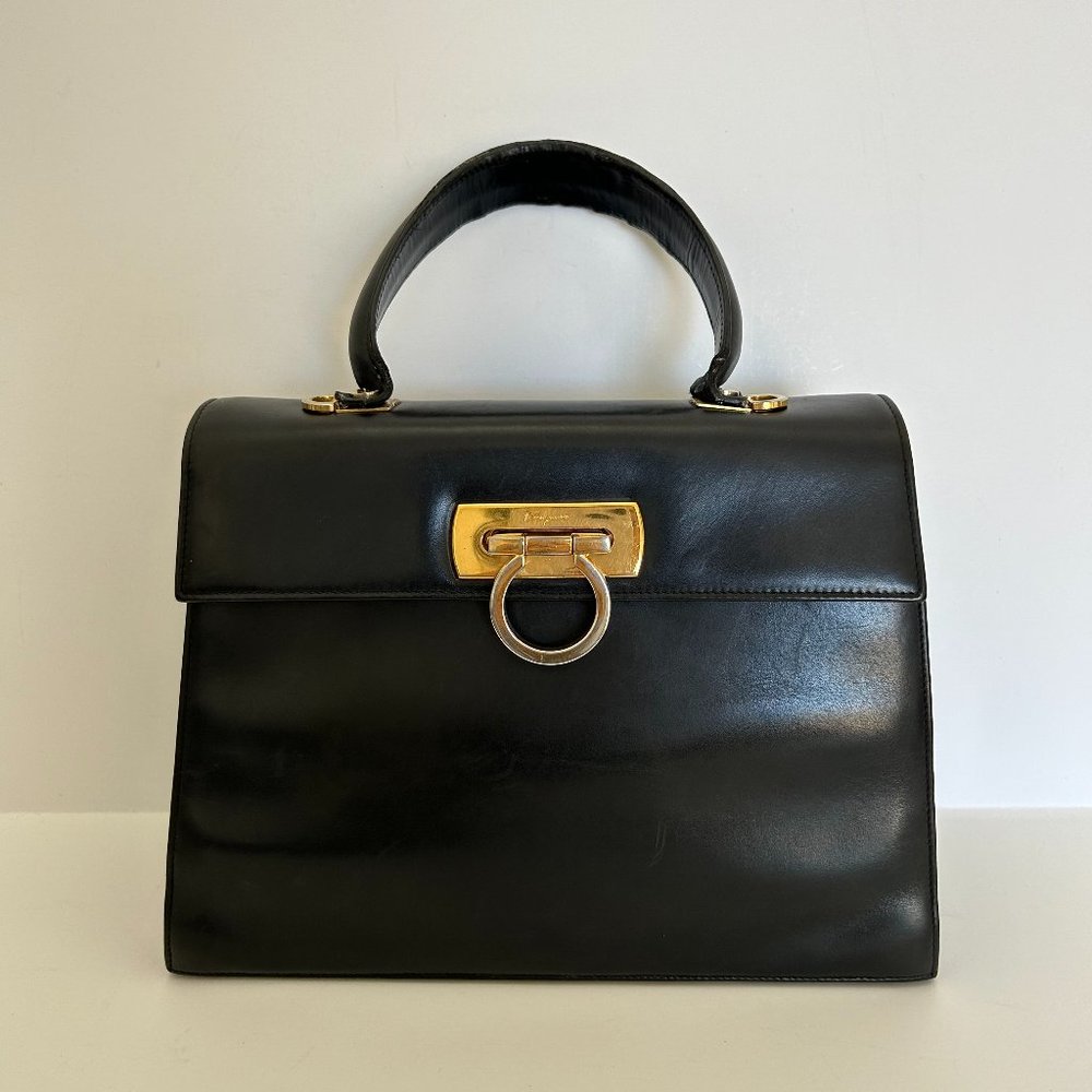 Salvatore Ferragamo Vintage Iconic Top Handle Handbag